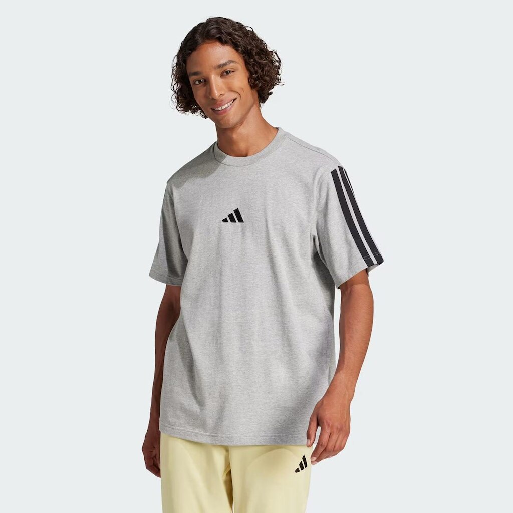 Camiseta Adidas ESS 3 Stripes Masculina