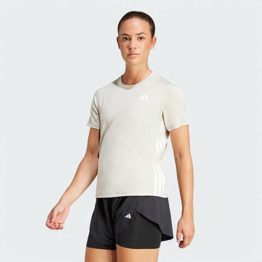 Camiseta Adidas Essentials 3 Listras - feminina