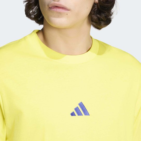 Camiseta Adidas Essentials 3 Stripes Masculina