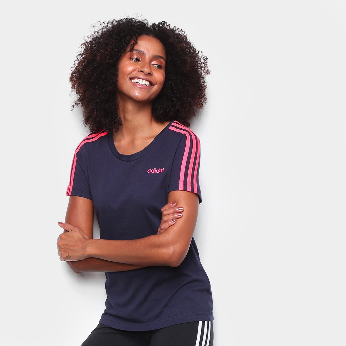 Camiseta Adidas Essentials 3S Slim