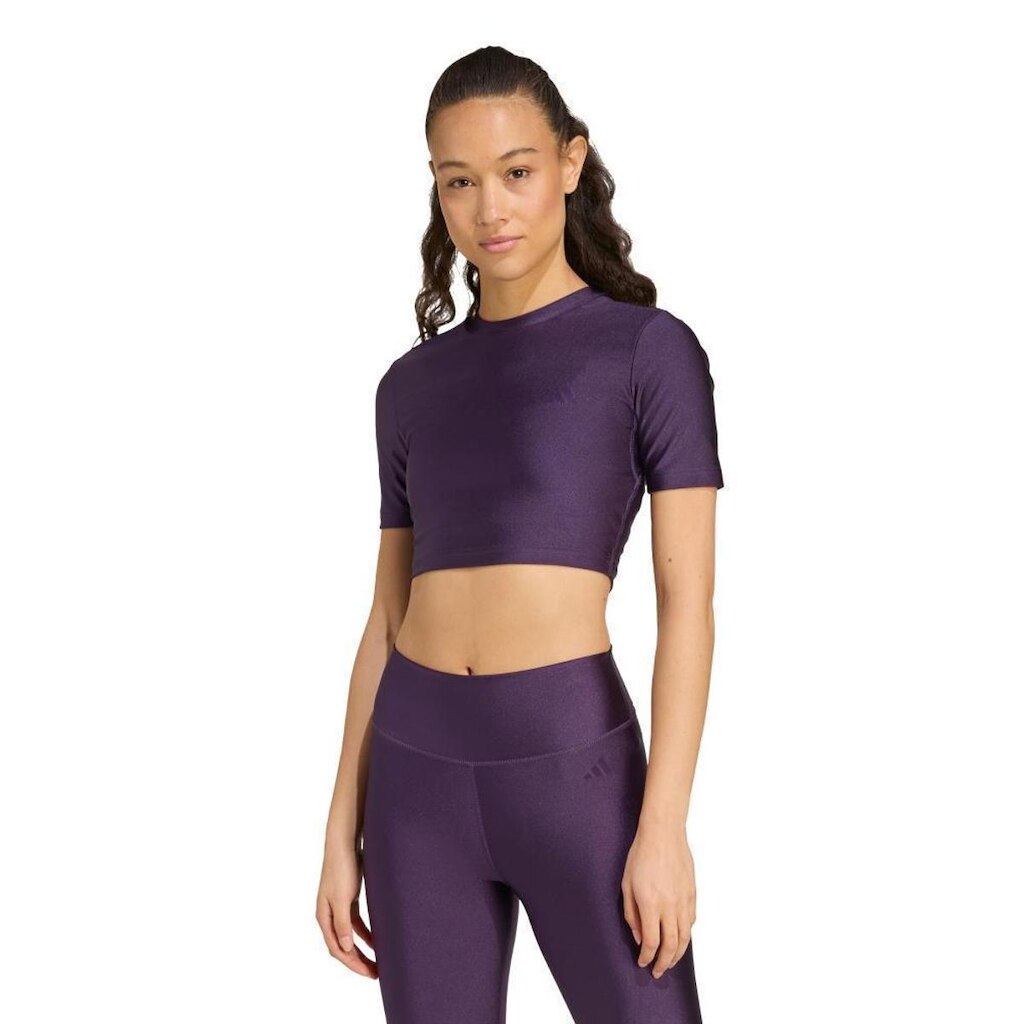 Camiseta Adidas Essentials de Treino Shine Feminina