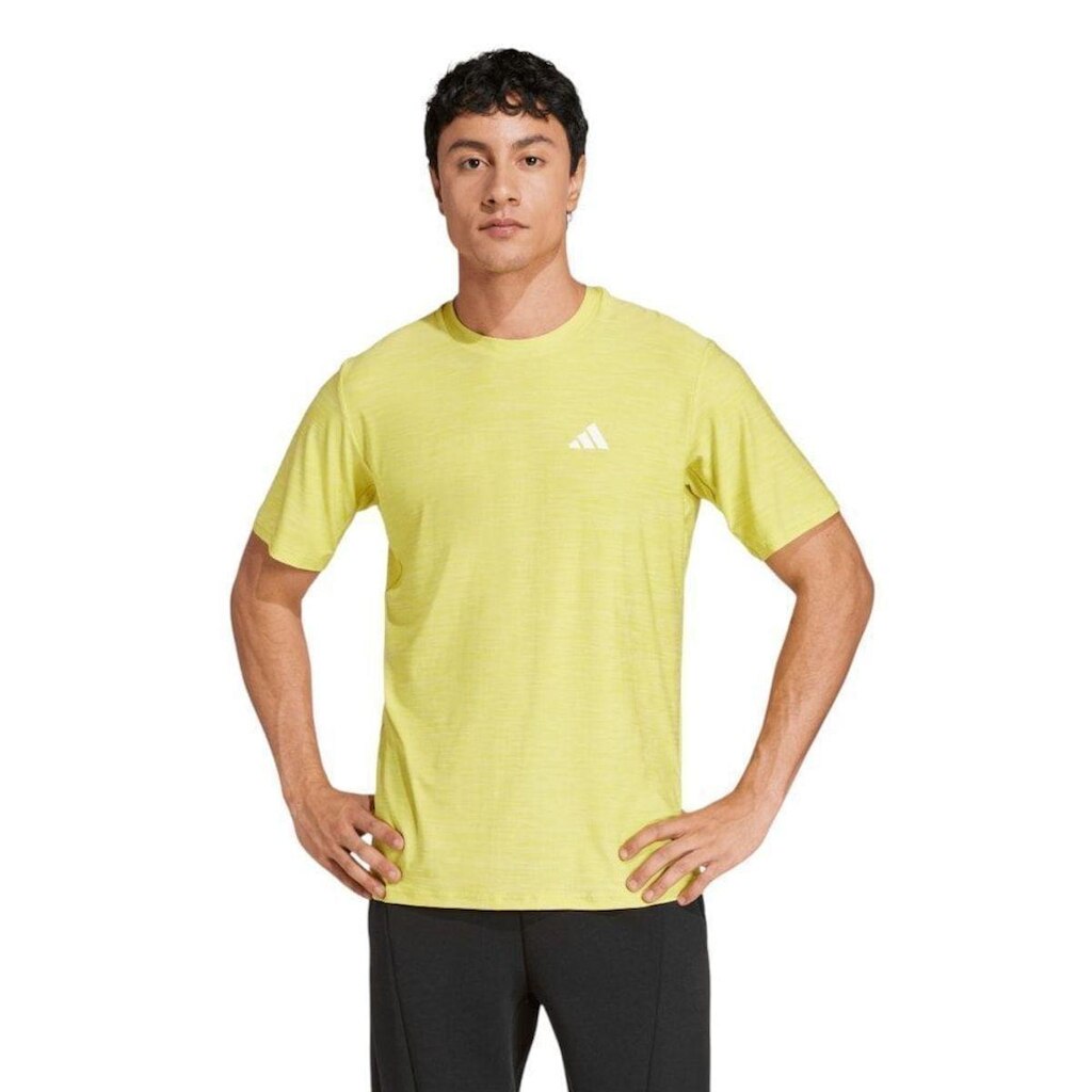 Camiseta Adidas Essentials Stretch Masculina - Amarelo G