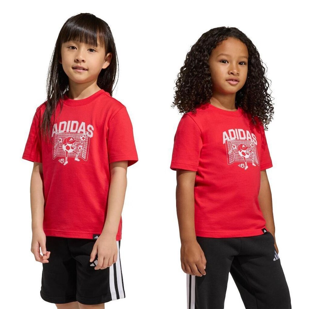 Camiseta Adidas  ESTAMPA FUTEBOL INFANTIL
