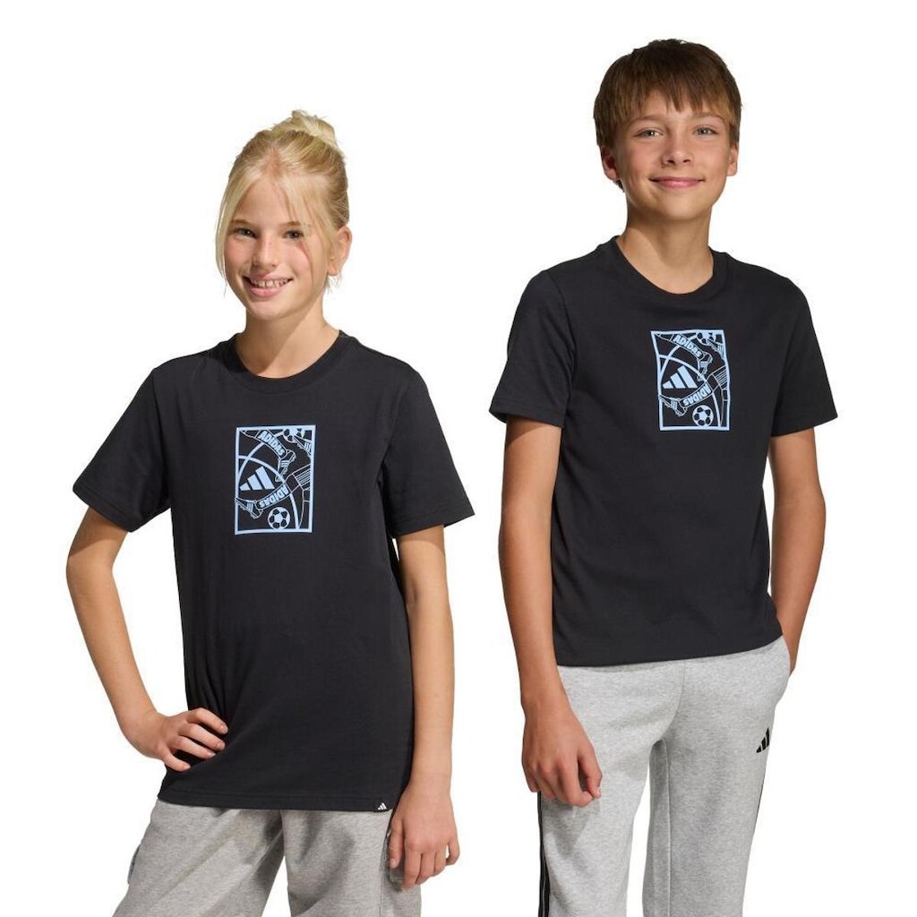 Camiseta Adidas Estampada Futebol Infantil