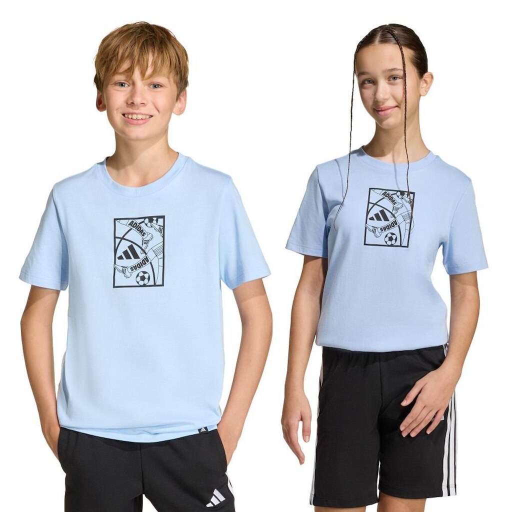 Camiseta Adidas Estampada Futebol Infantil