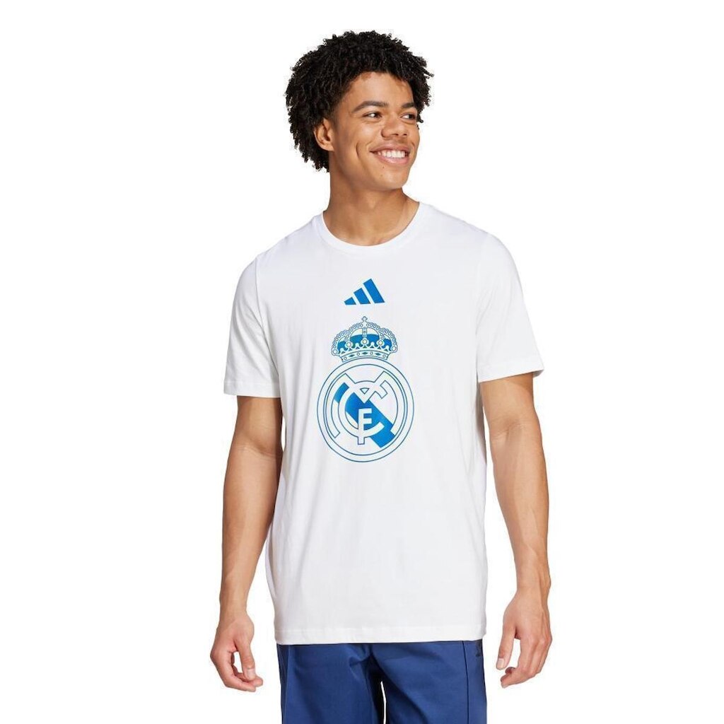 Camiseta Adidas Estampada Real Madrid DNA Masculina