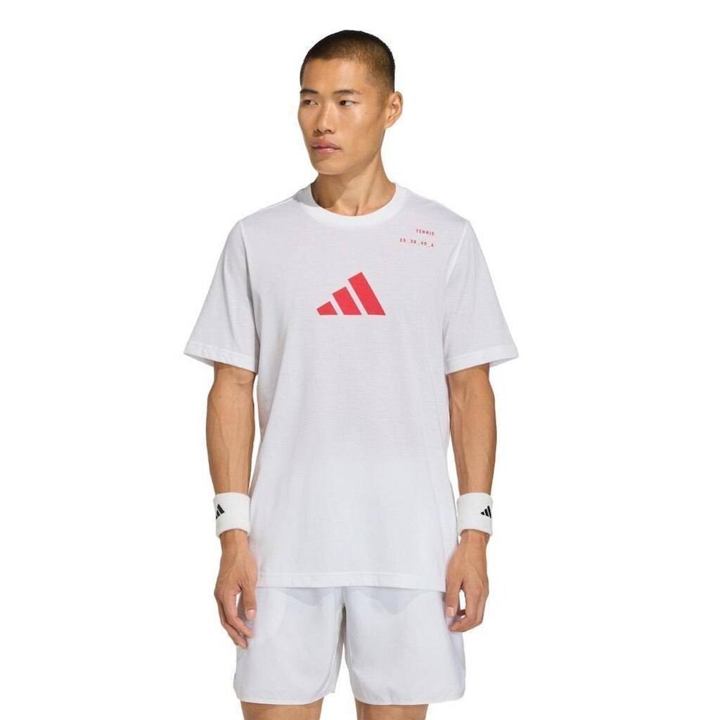 Camiseta Adidas Estampada Tennis Category Masculina
