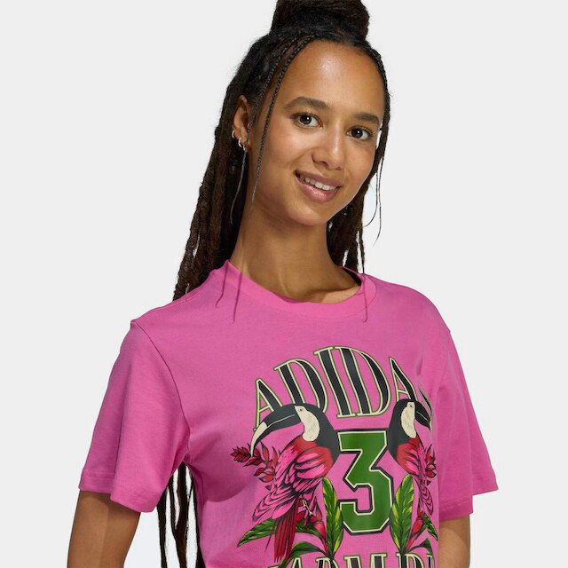 Camiseta Adidas Farm Casual Feminina
