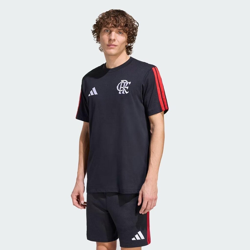 Camiseta Adidas Flamengo DNA Masculina