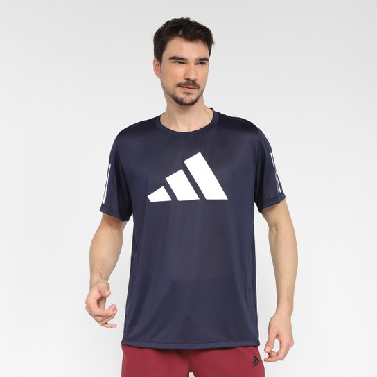 Camiseta Adidas Freelift 3 Bar Masculina - Azul Royal+Branco Menor preço em Camiseta Adidas Freelift 3 Bar Masculina - Azul Royal+Branco