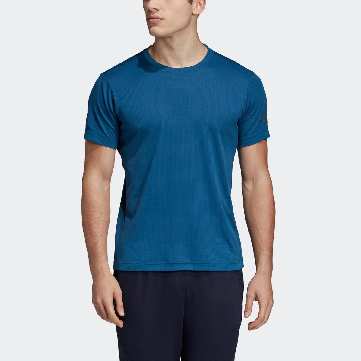 Camiseta Adidas Freelift Climachill Masculina - Azul+Preto | Netshoes