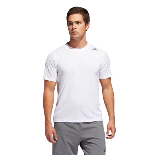 Camiseta Adidas Freelift Z Ft 3St Masculina - Branco Menor preço em Camiseta Adidas Freelift Z Ft 3St Masculina - Branco