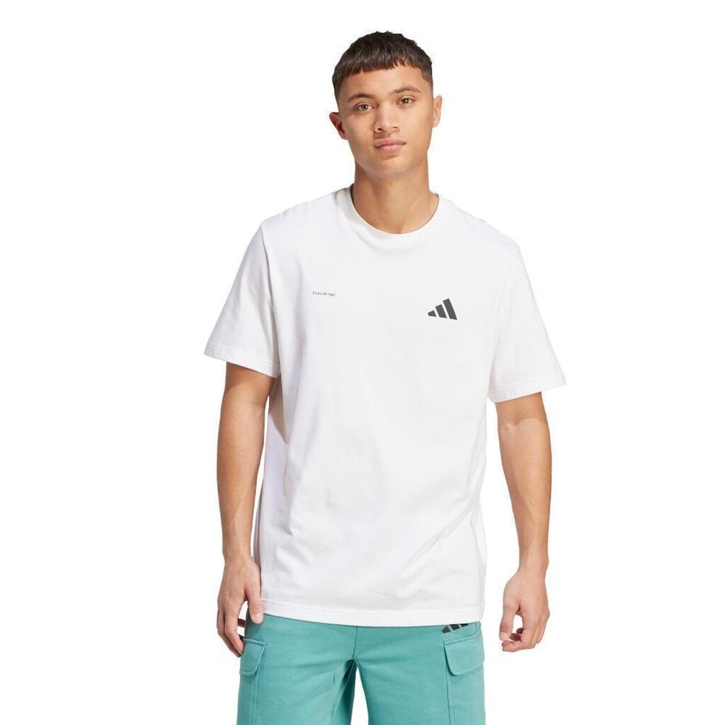 Camiseta Adidas Lens Power Of Three Hoop Estampada Masculina