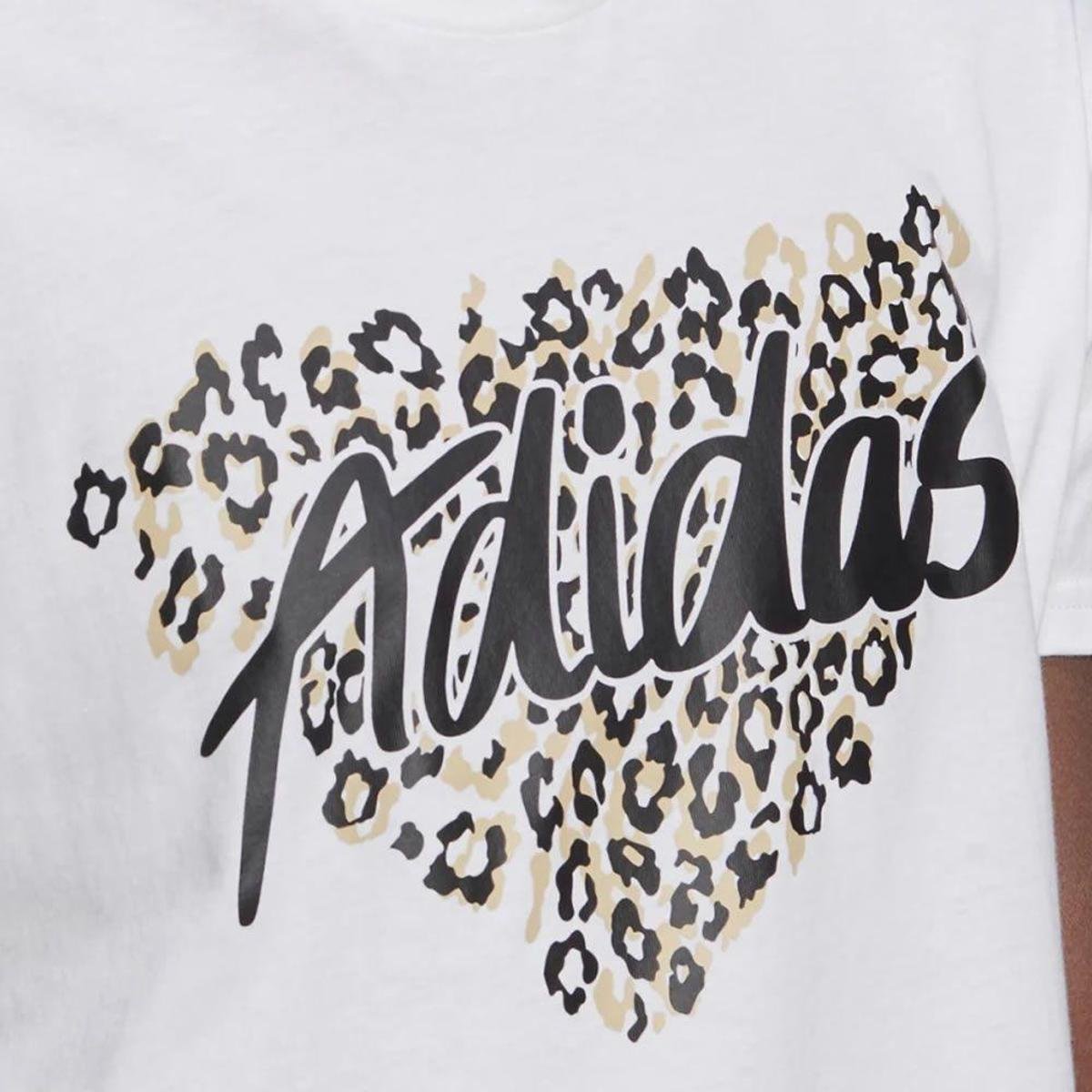 camiseta adidas leopard
