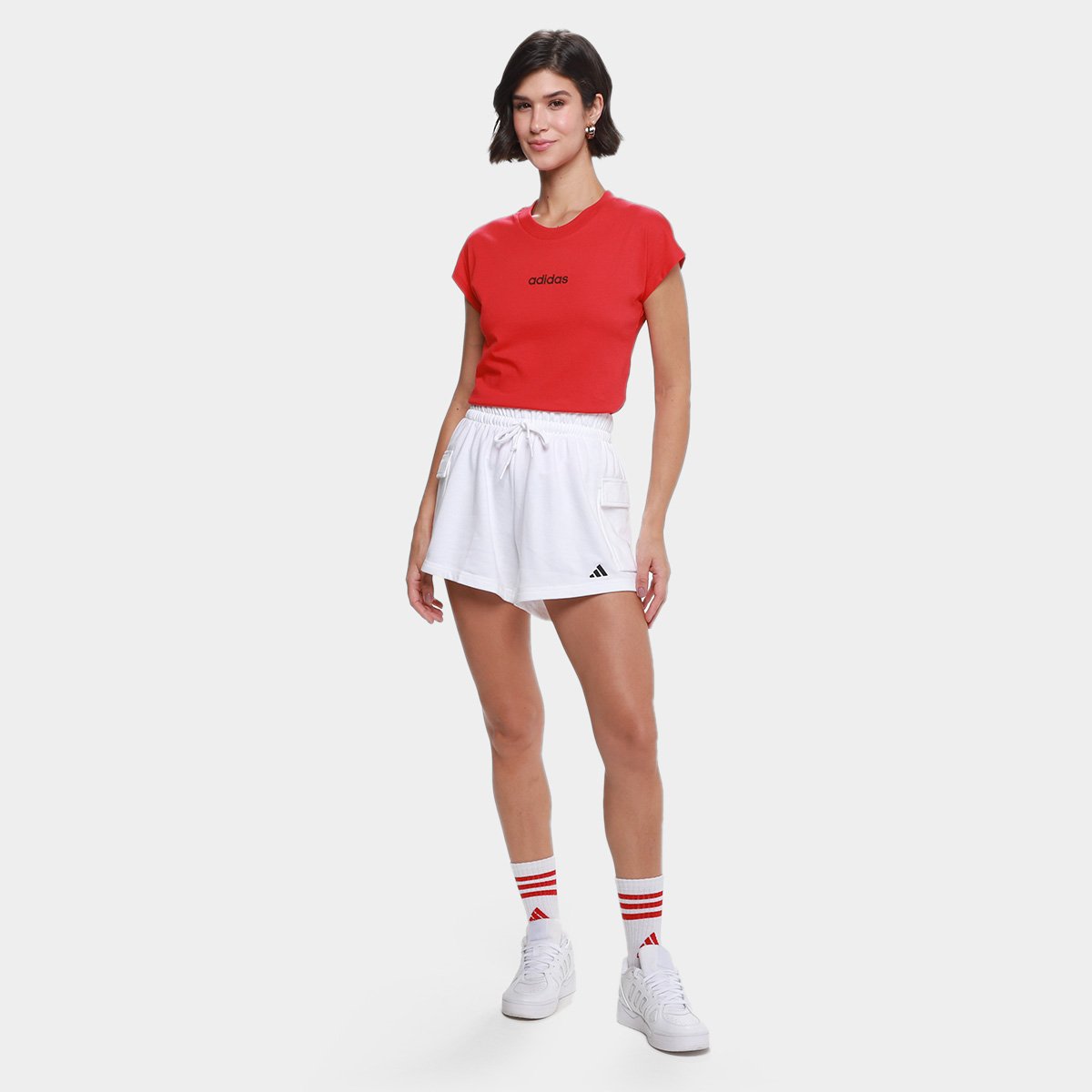 Camiseta Adidas Logo Linear Feminina - 3