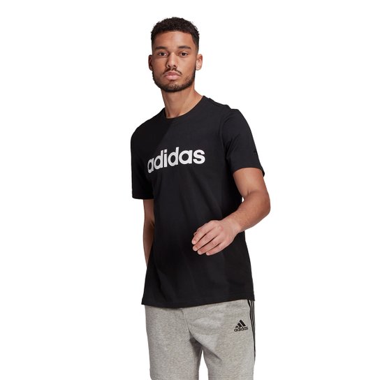 Camiseta Adidas Logo Linear Masculina - Preto é boa?