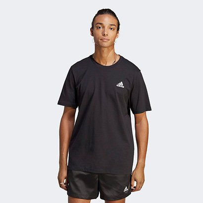 Camiseta Adidas Logo Pequeno Masculina - Masculino