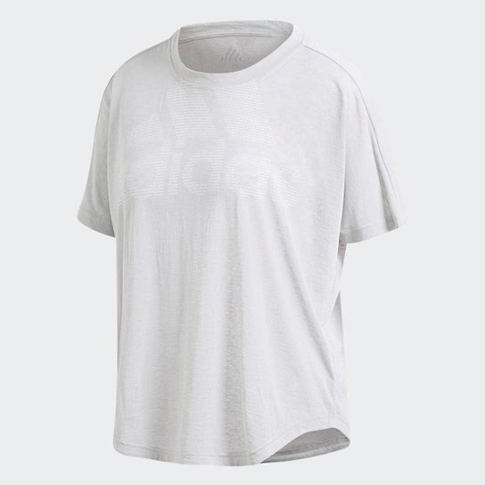 Camiseta Adidas Magic Logo Feminina - Cinza