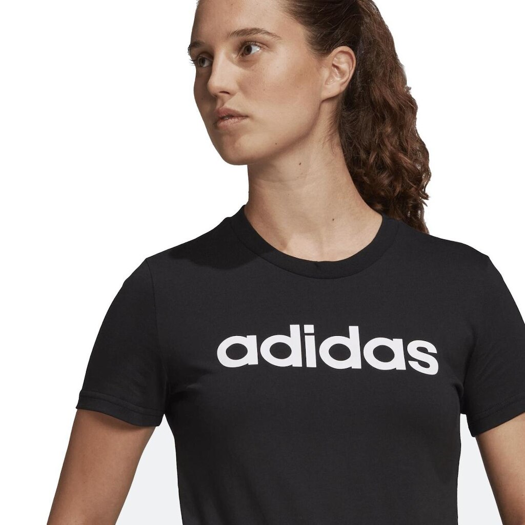 Camiseta Adidas Manga Curta Essentials Slim Logo