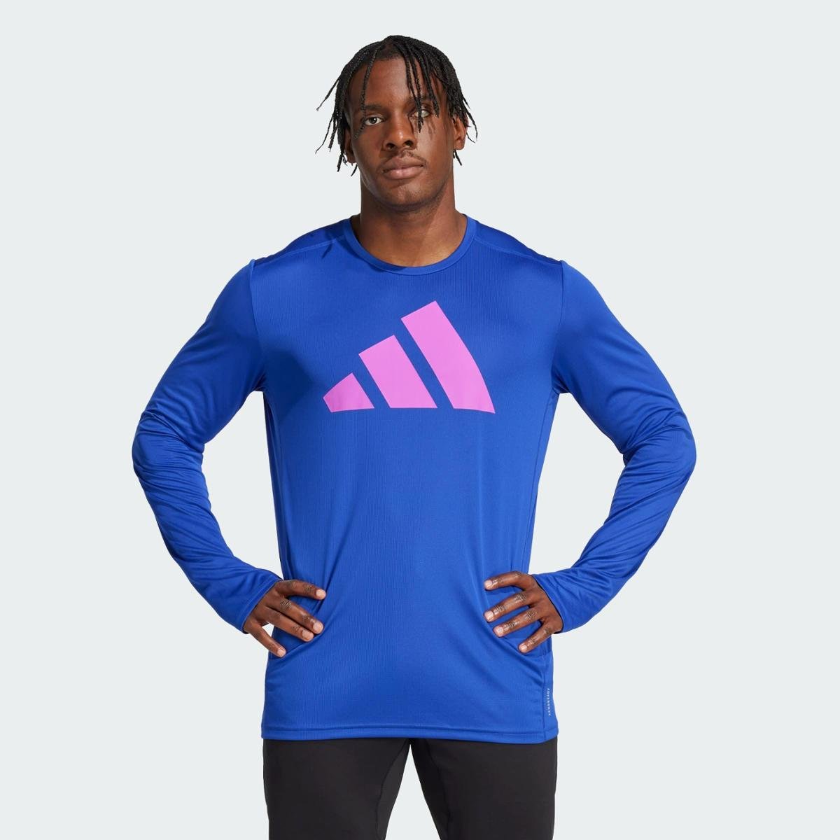 Camiseta Adidas Manga Longa Run It Masculina Menor preço em Camiseta Adidas Manga Longa Run It Masculina
