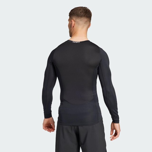 Camiseta Adidas Manga Longa Techfit Masculina