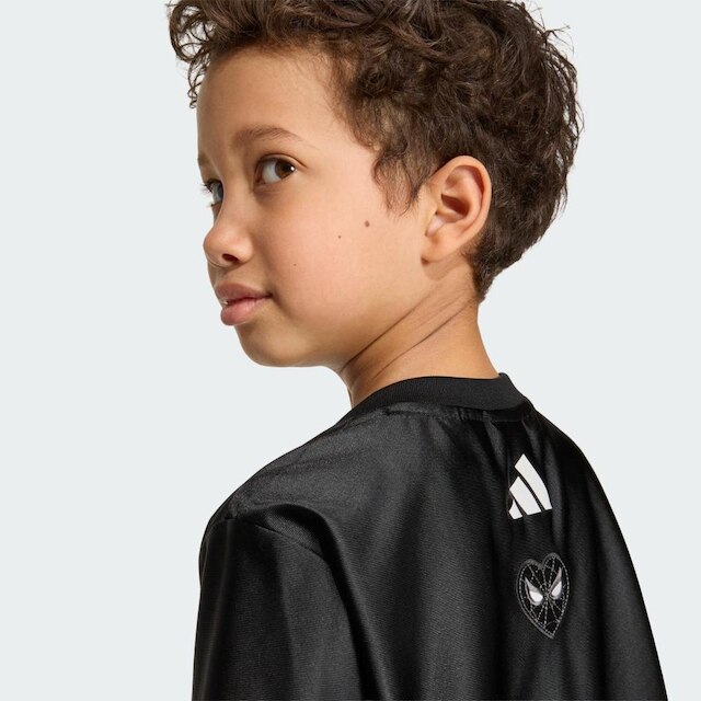 Camiseta adidas Marvel Spider-Man Adidas - Preto+Branco | Netshoes