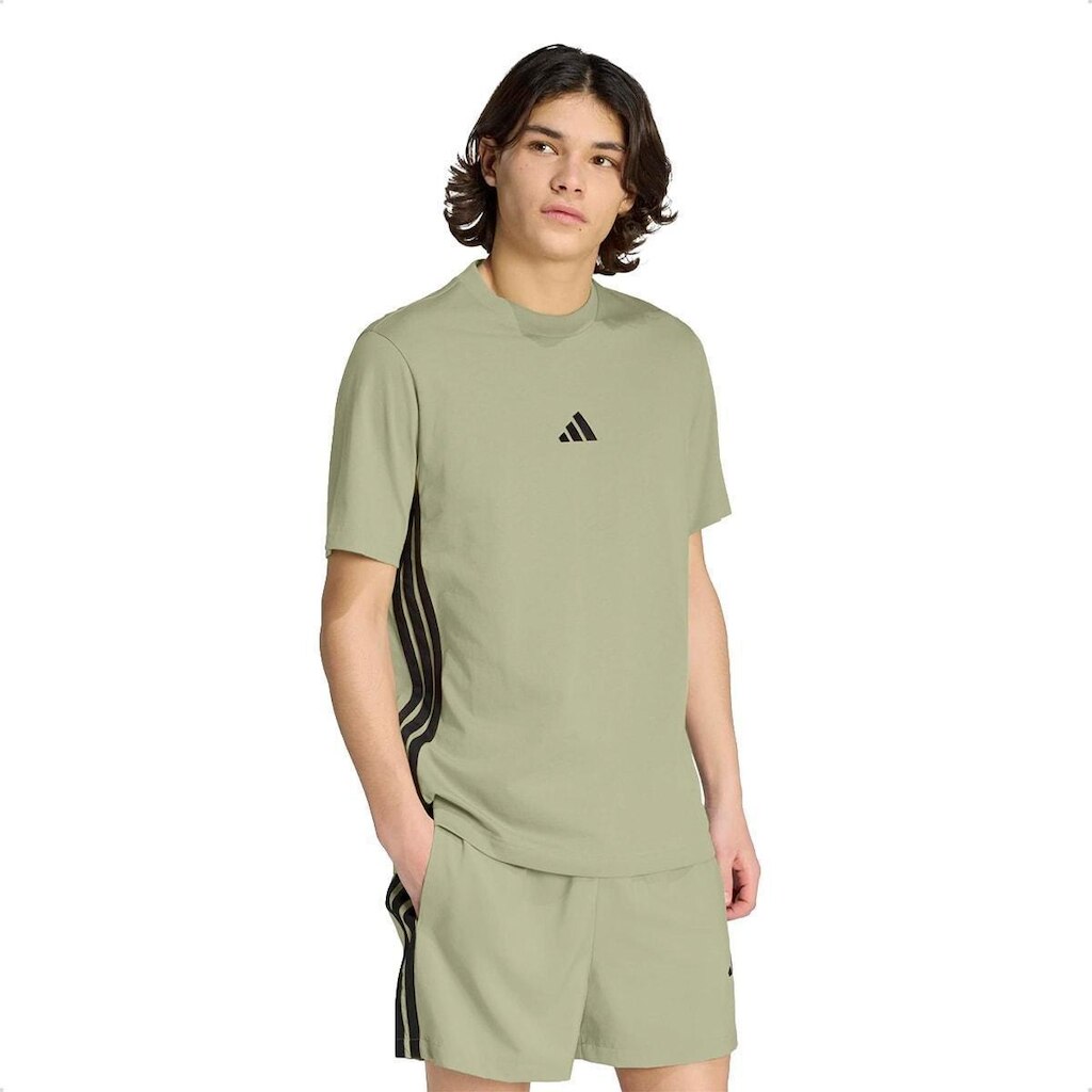 Camiseta Adidas Masculina Jersey 3-Stripes Essentials