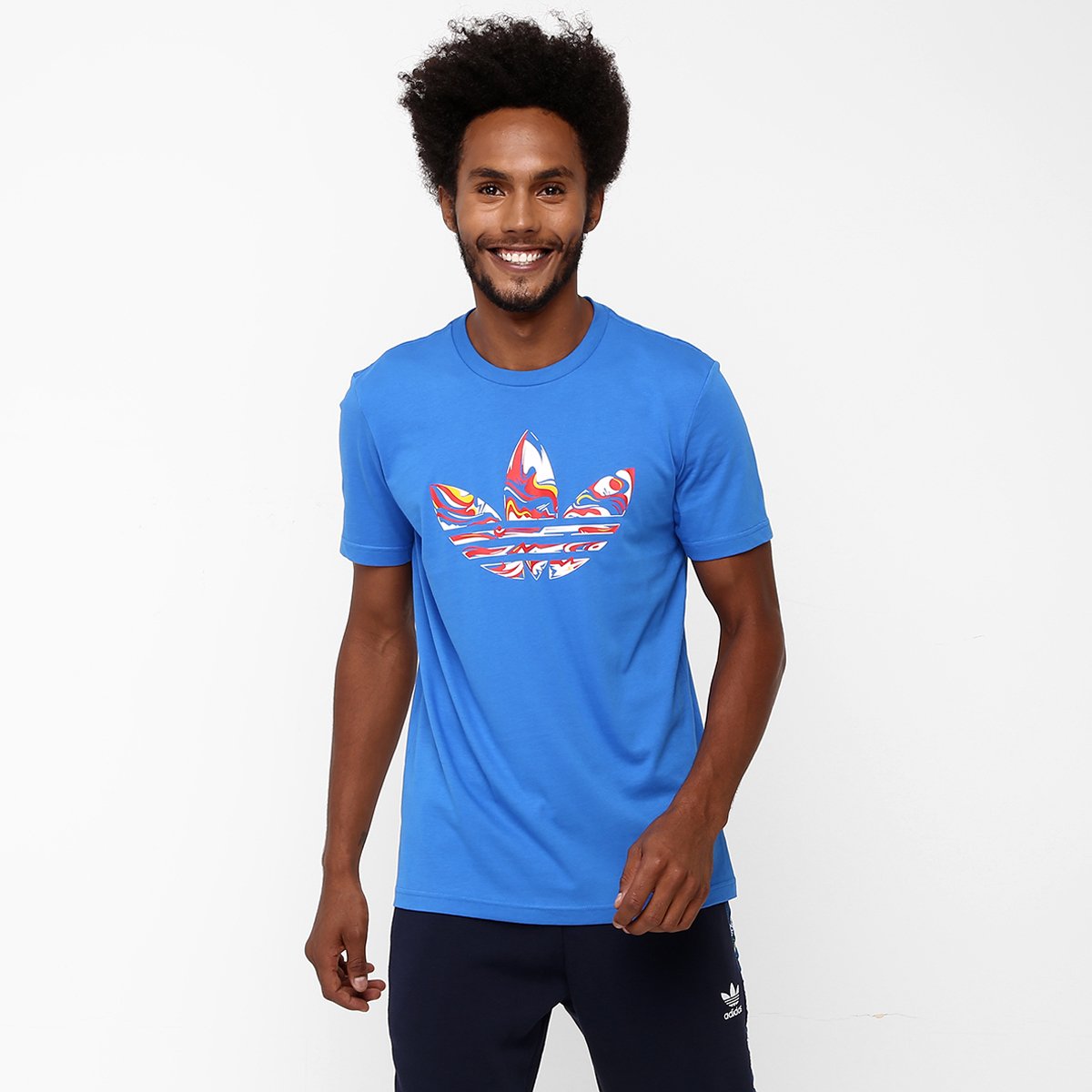 camiseta camo trefoil