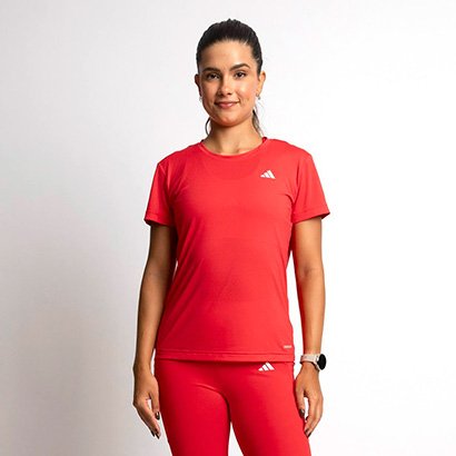 Camiseta Adidas Own The Run 3 Listras Feminina - Feminino