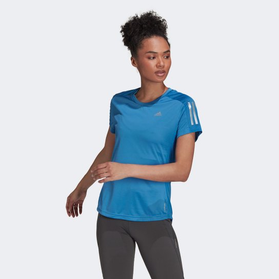 Camiseta Adidas Own The Run Feminina - Azul é ruim? Camiseta Adidas Own The Run Feminina - Azul é boa?