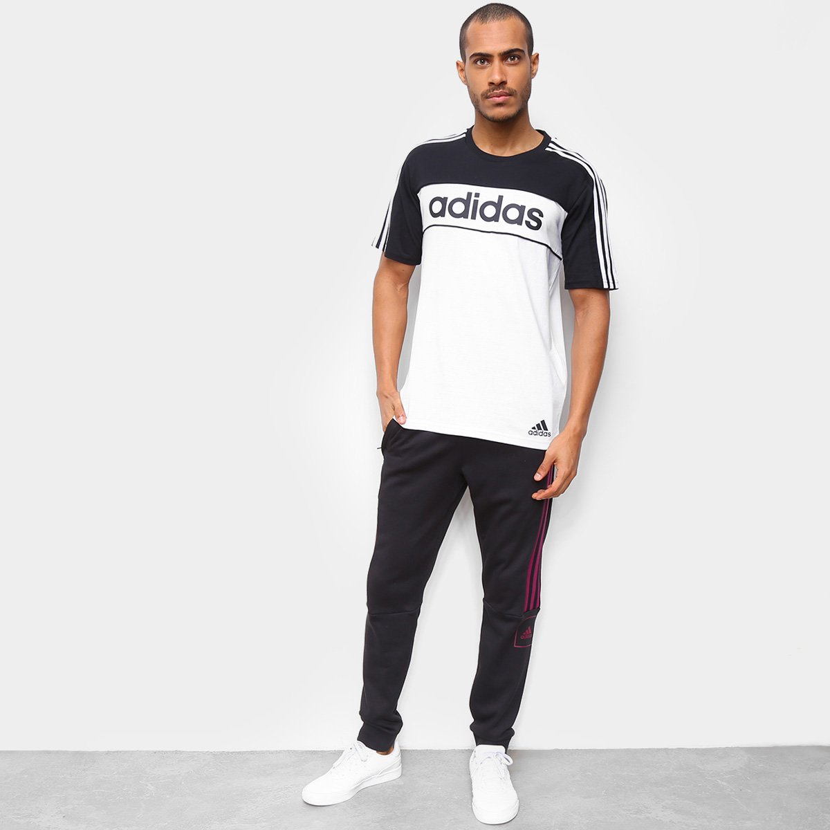 camiseta adidas raglan masculina