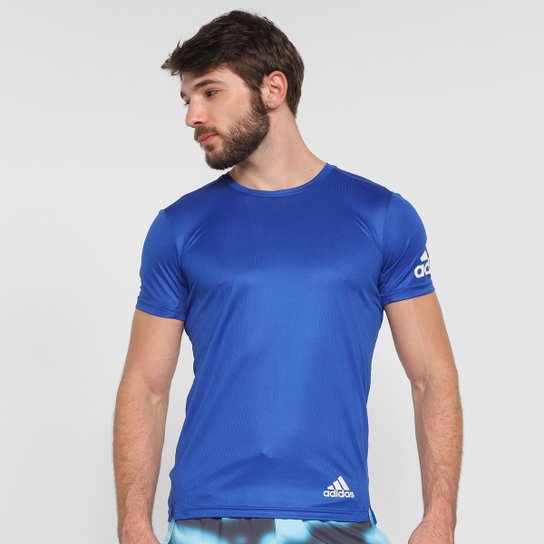 Camiseta Adidas Run It Masculina - Azul Royal é boa?