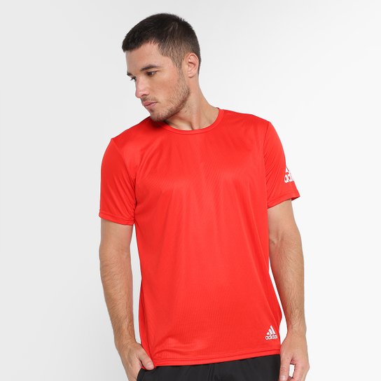 Camiseta Adidas Run It Masculina - Vermelho é ruim? Camiseta Adidas Run It Masculina - Vermelho é boa?