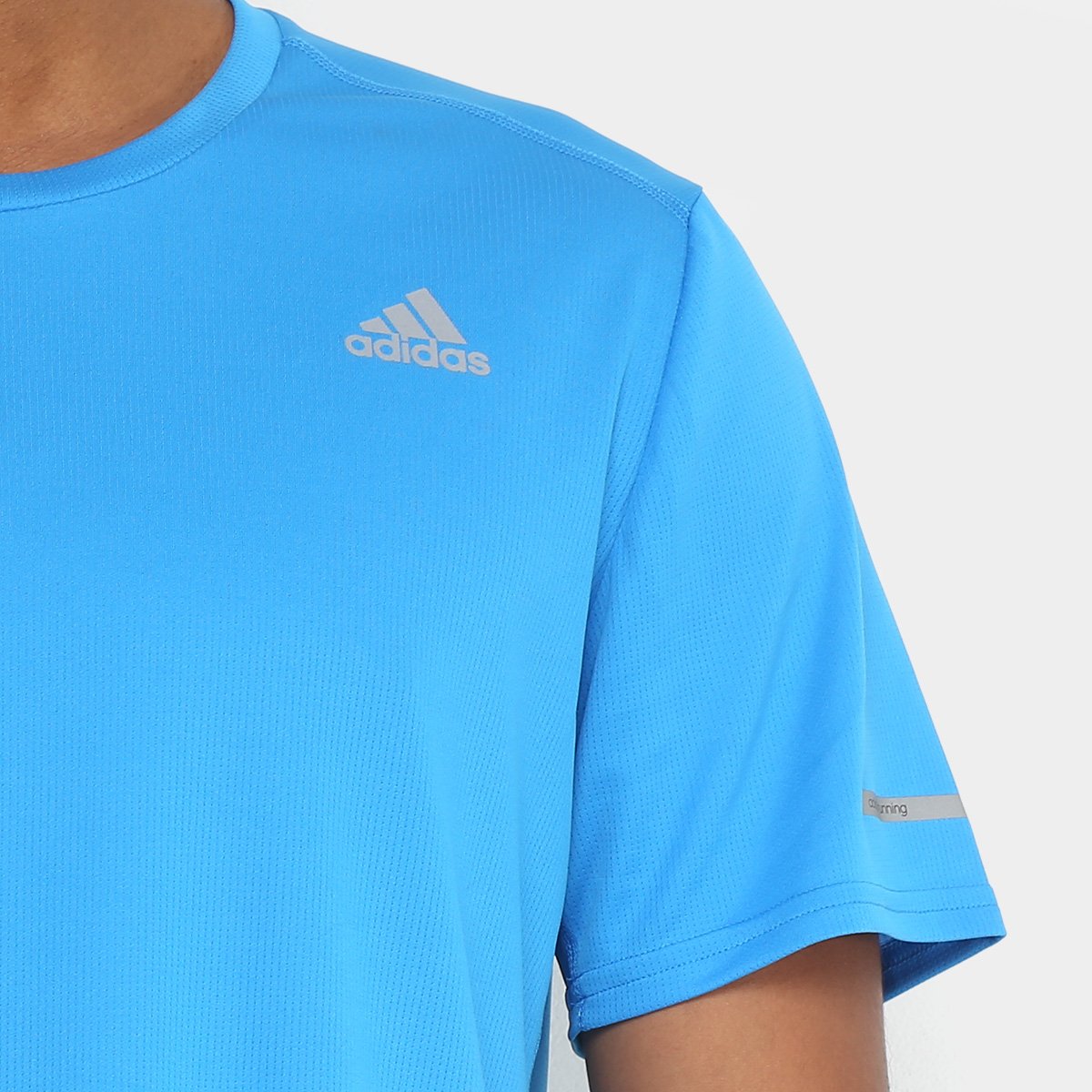 camisa adidas azul claro