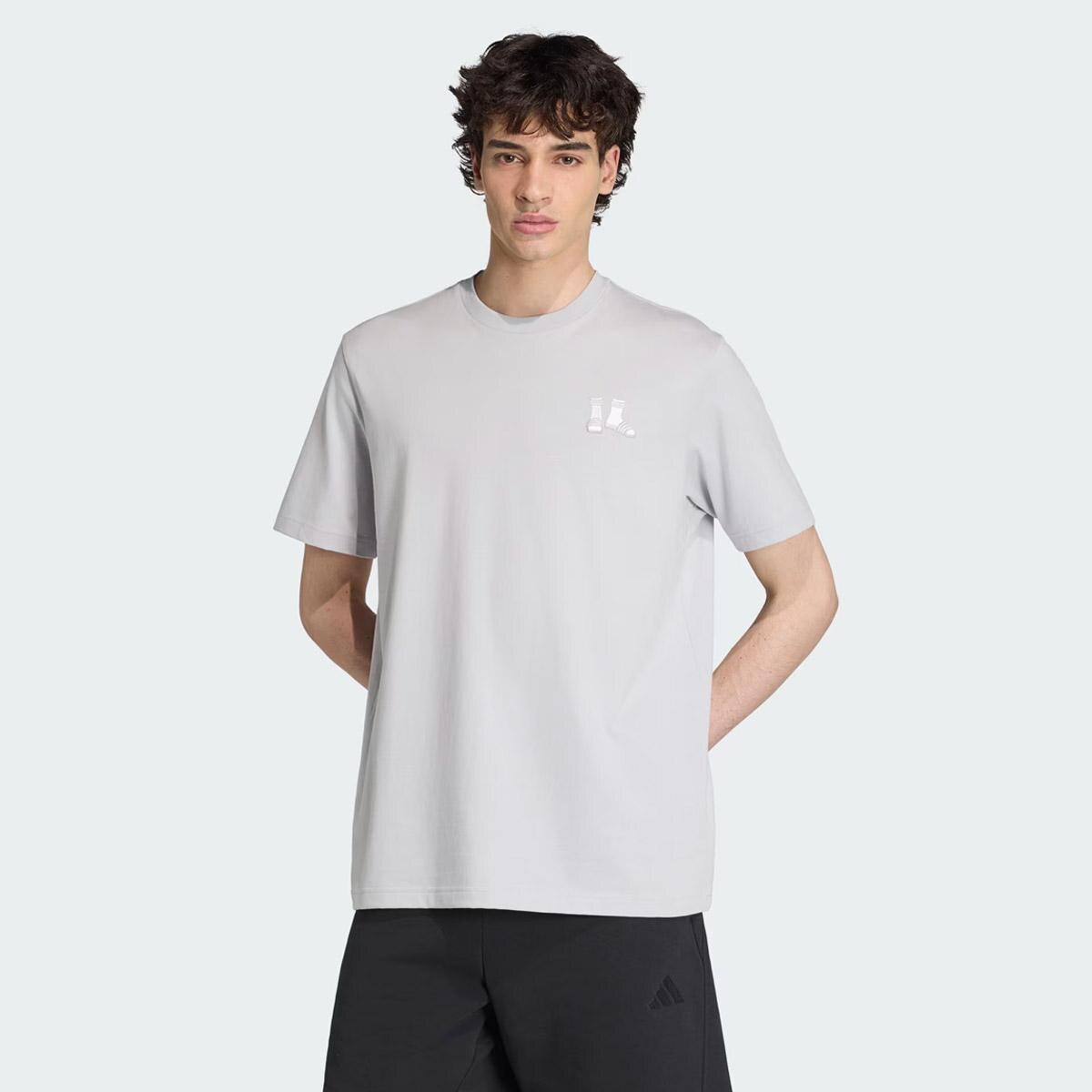 Camiseta Adidas Slide 3x Cinza - Cinza | Netshoes