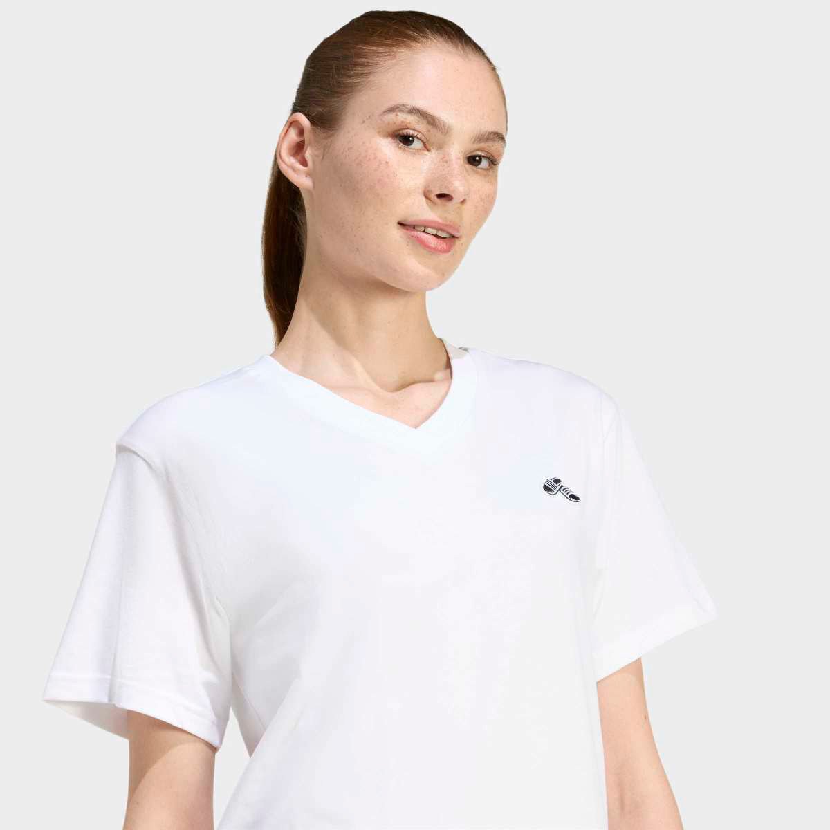Camiseta Adidas Slide Vneck Feminina - 2