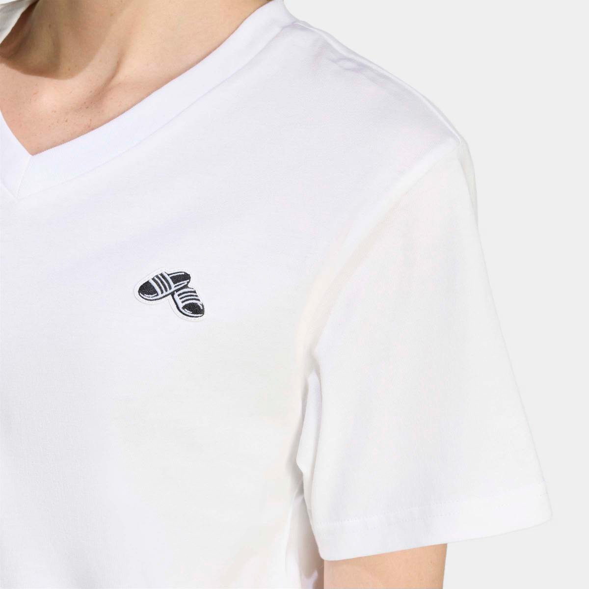 Camiseta Adidas Slide Vneck Feminina - 3