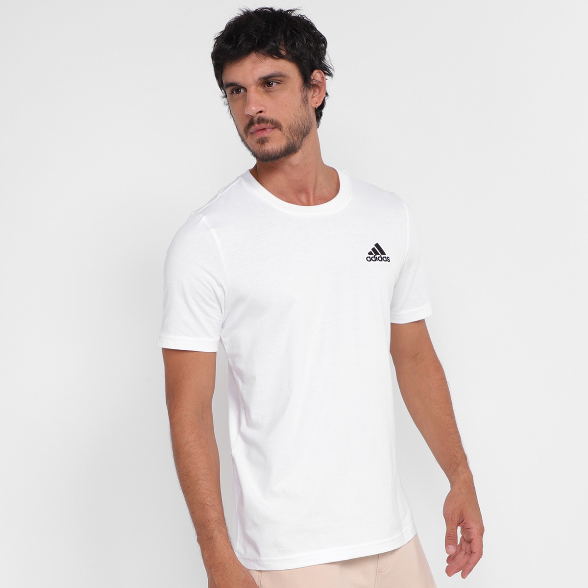 Camiseta Adidas Sport Logo Single Masculina Menor preço em Camiseta Adidas Sport Logo Single Masculina