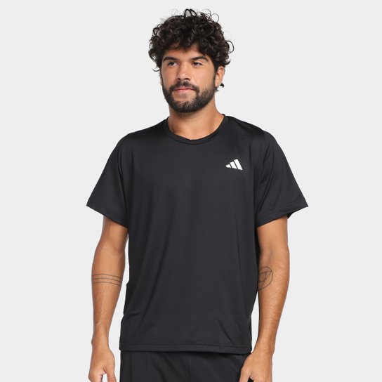 Camiseta Adidas Sports Club Masculina - Preto Menor preço em Camiseta Adidas Sports Club Masculina - Preto