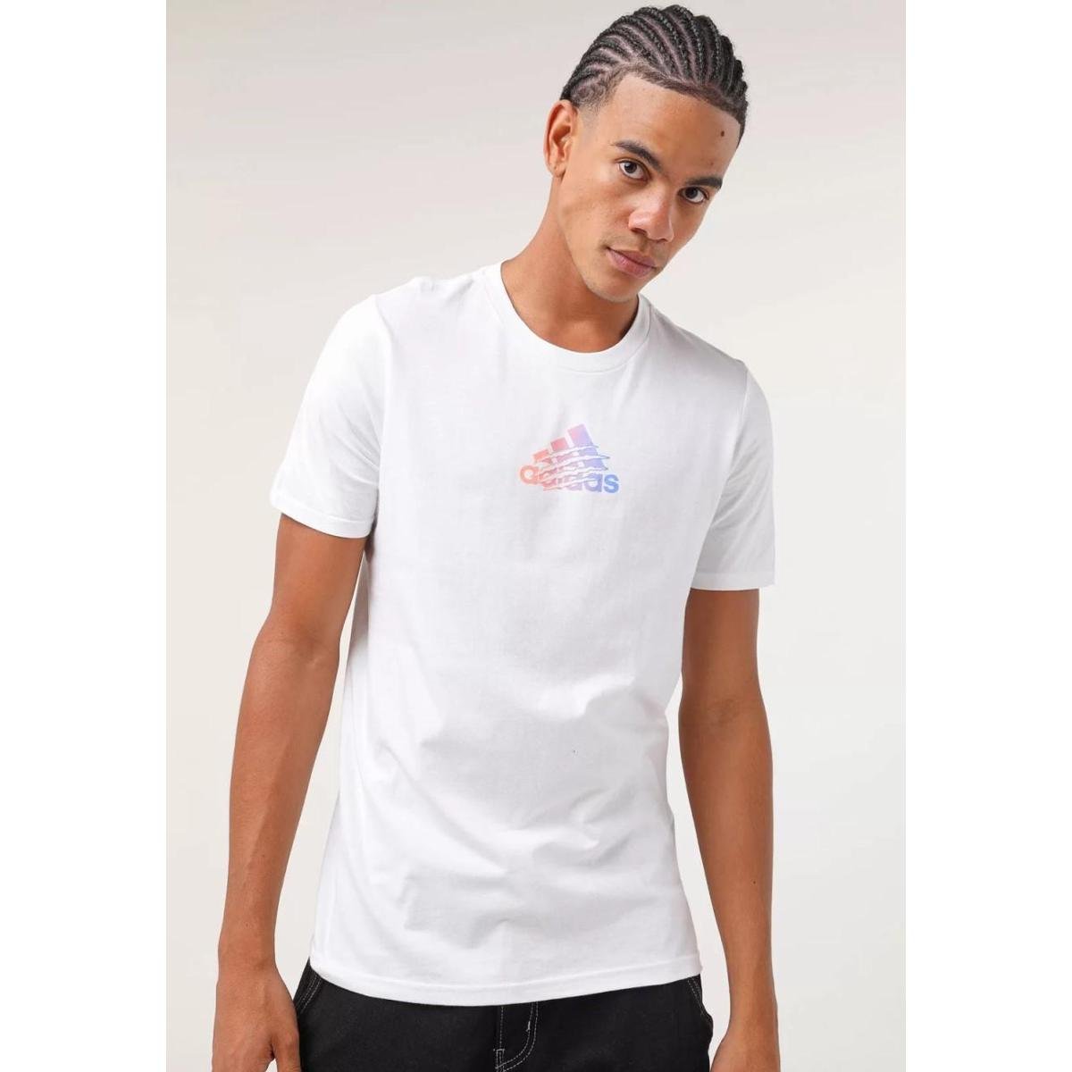 Camiseta adidas Sportswear Power Branca IA4013 Menor preço em Camiseta adidas Sportswear Power Branca IA4013