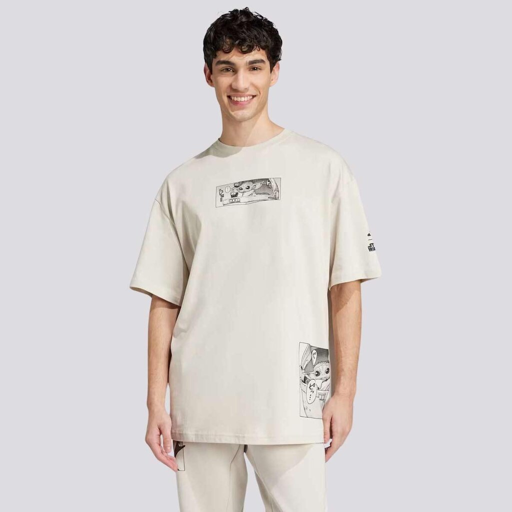 Camiseta Adidas Star Wars Bege