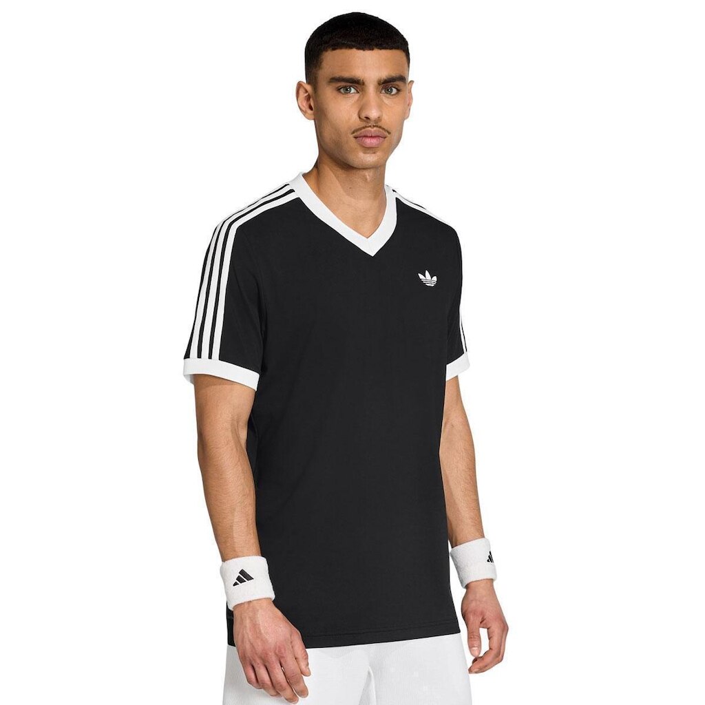 Camiseta Adidas Tennis Classics Preto e Branco