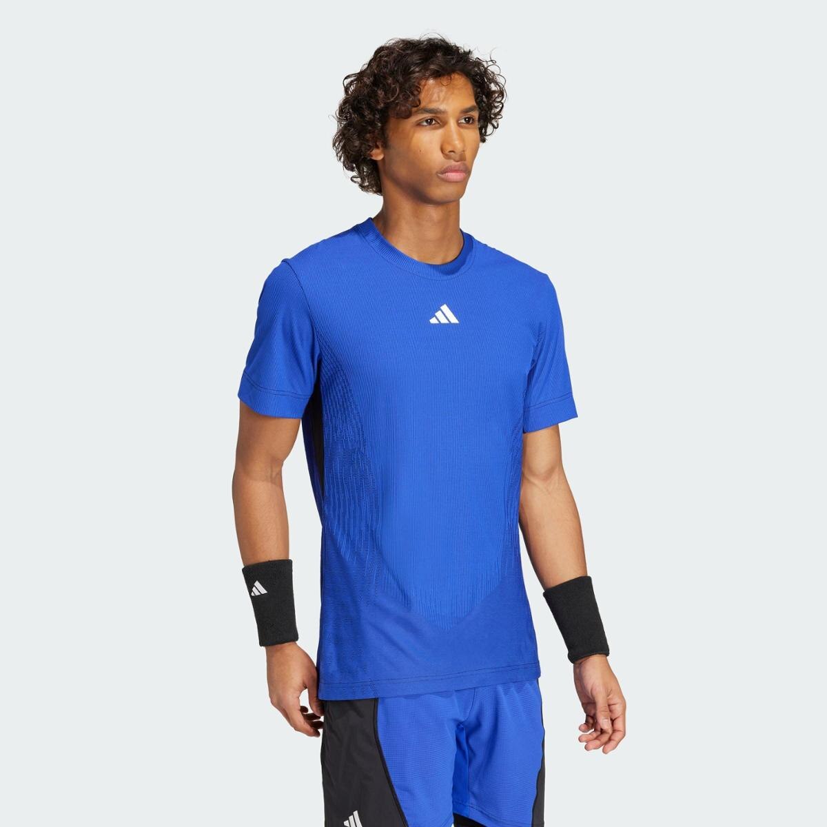Camiseta Adidas Tennis Pro AIRCHILL FreeLift Masculina - Azul