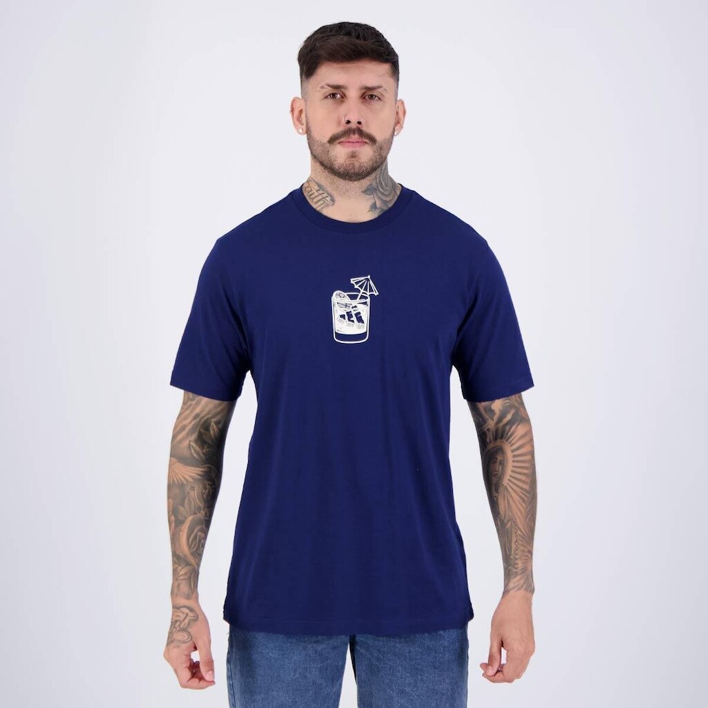 Camiseta Adidas The Triple Drink Marinho