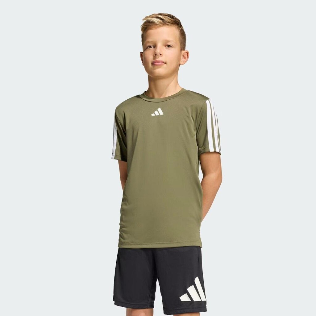 Camiseta Adidas Train Essentials Três Listras Infantil