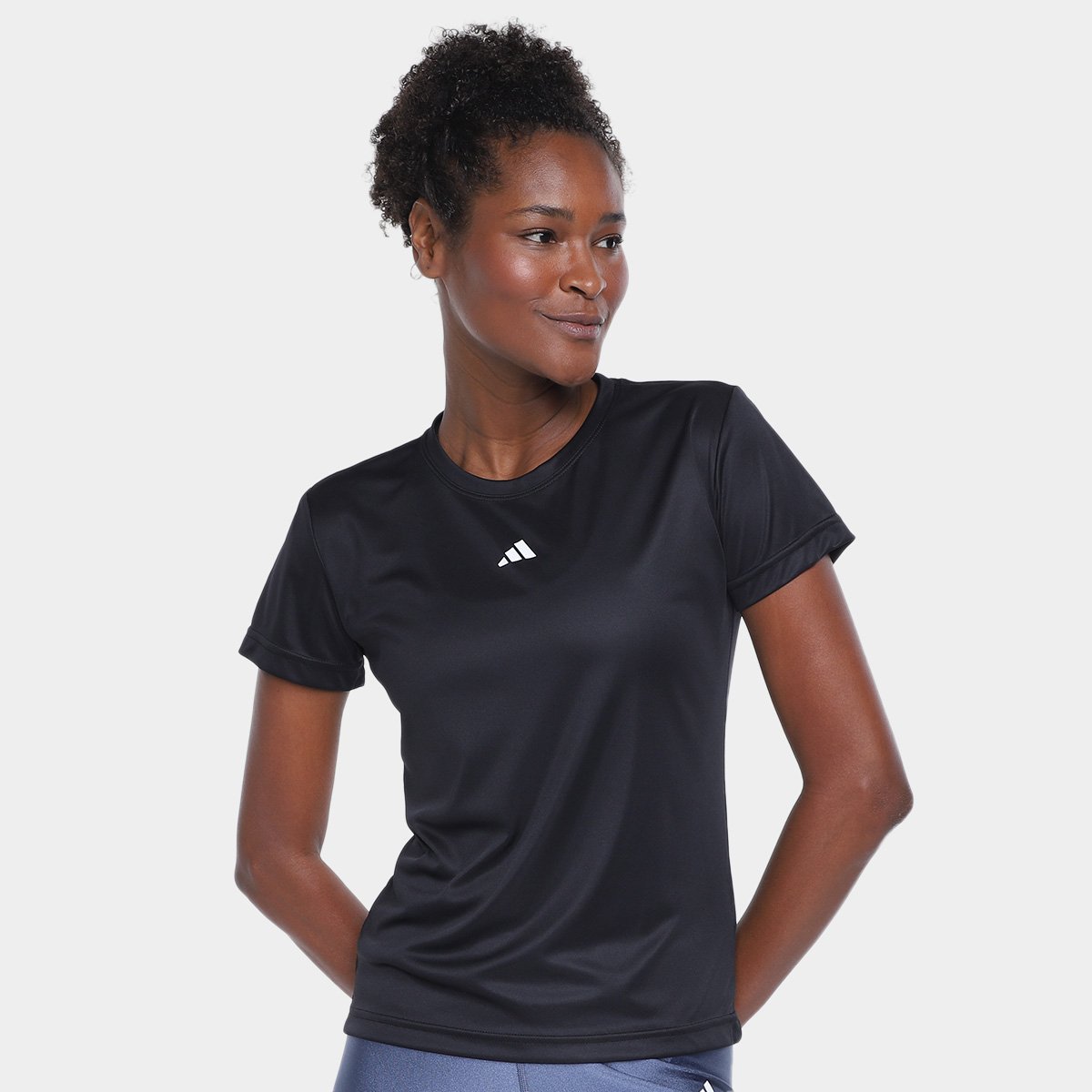 Camiseta Adidas Treino Básica Feminina Menor preço em Camiseta Adidas Treino Básica Feminina