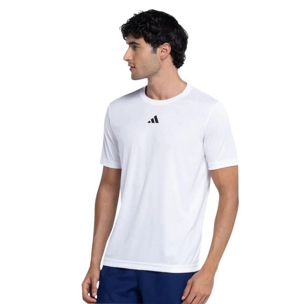 Camiseta Adidas Treino Básica Masculina - Branco P