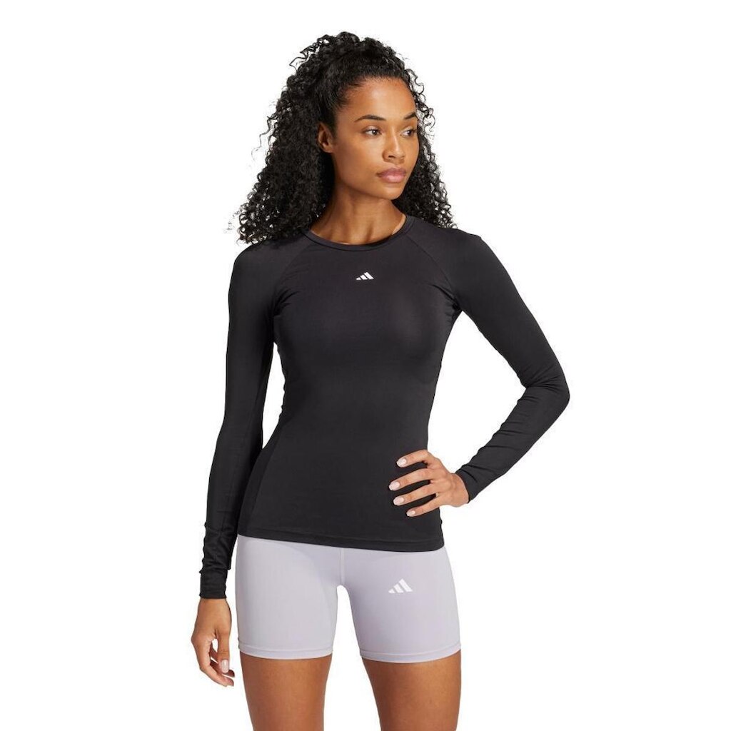Camiseta Adidas Treino Manga Longa Techfit Feminina