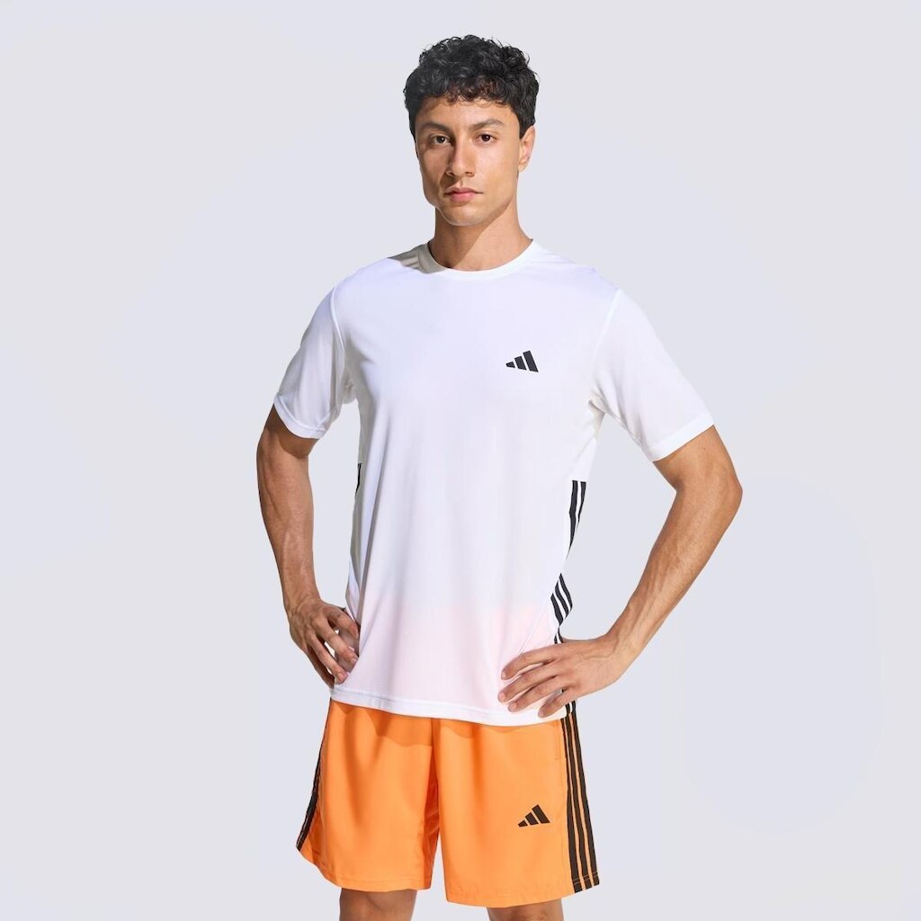 Camiseta Adidas WE Base 3 Stripes Masculina