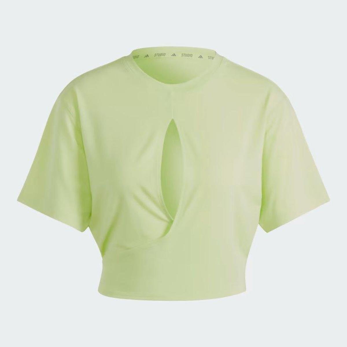 Camiseta Adidas Yoga Studio IL3963 - Verde | Netshoes
